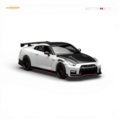 Pre-order Nissan GT-R NISMO R35 diecast model by Lot57Supplies, detailed 1:64 scale Nissan car for collectors.