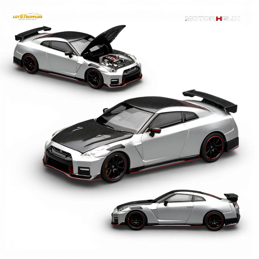 (Pre-Order) Motorhelix Nissan GT-R NISMO R35 1:64 - Evergreen Kings