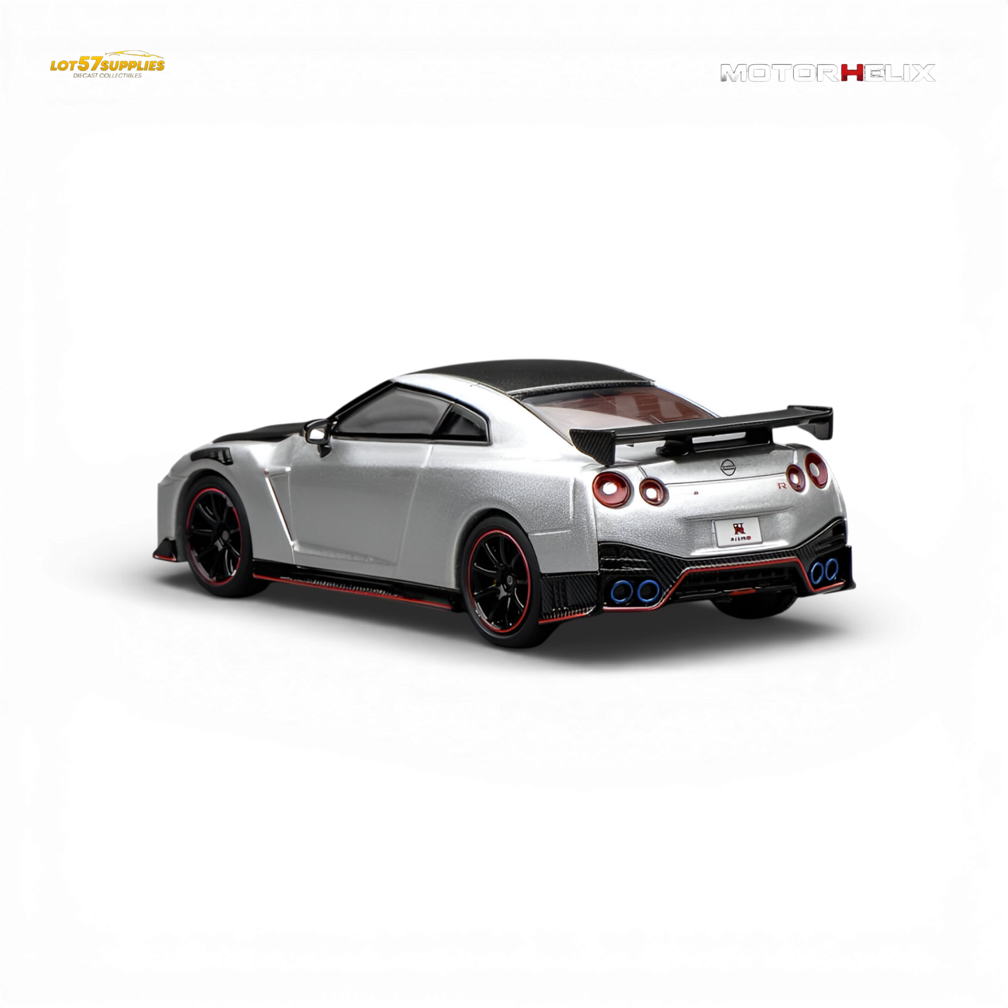 Pre-order Nissan GT-R NISMO R35 diecast model by Lot57Supplies, detailed 1:64 scale Nissan sports car.