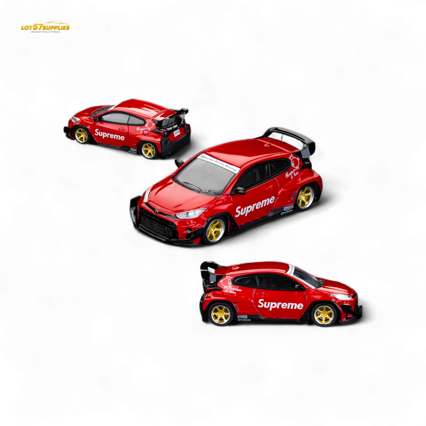 Fuji Toyota Yaris GR Pandem Supreme Livery 1:64 - Evergreen Kings