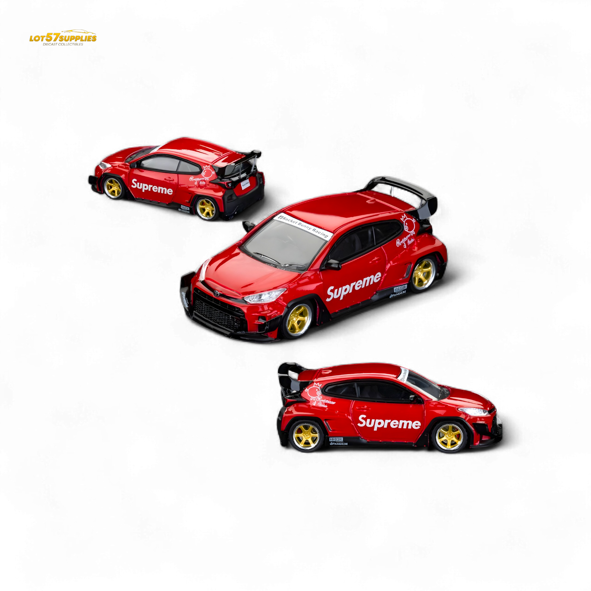 Fuji Toyota Yaris GR Pandem Supreme Livery 1:64 - Evergreen Kings