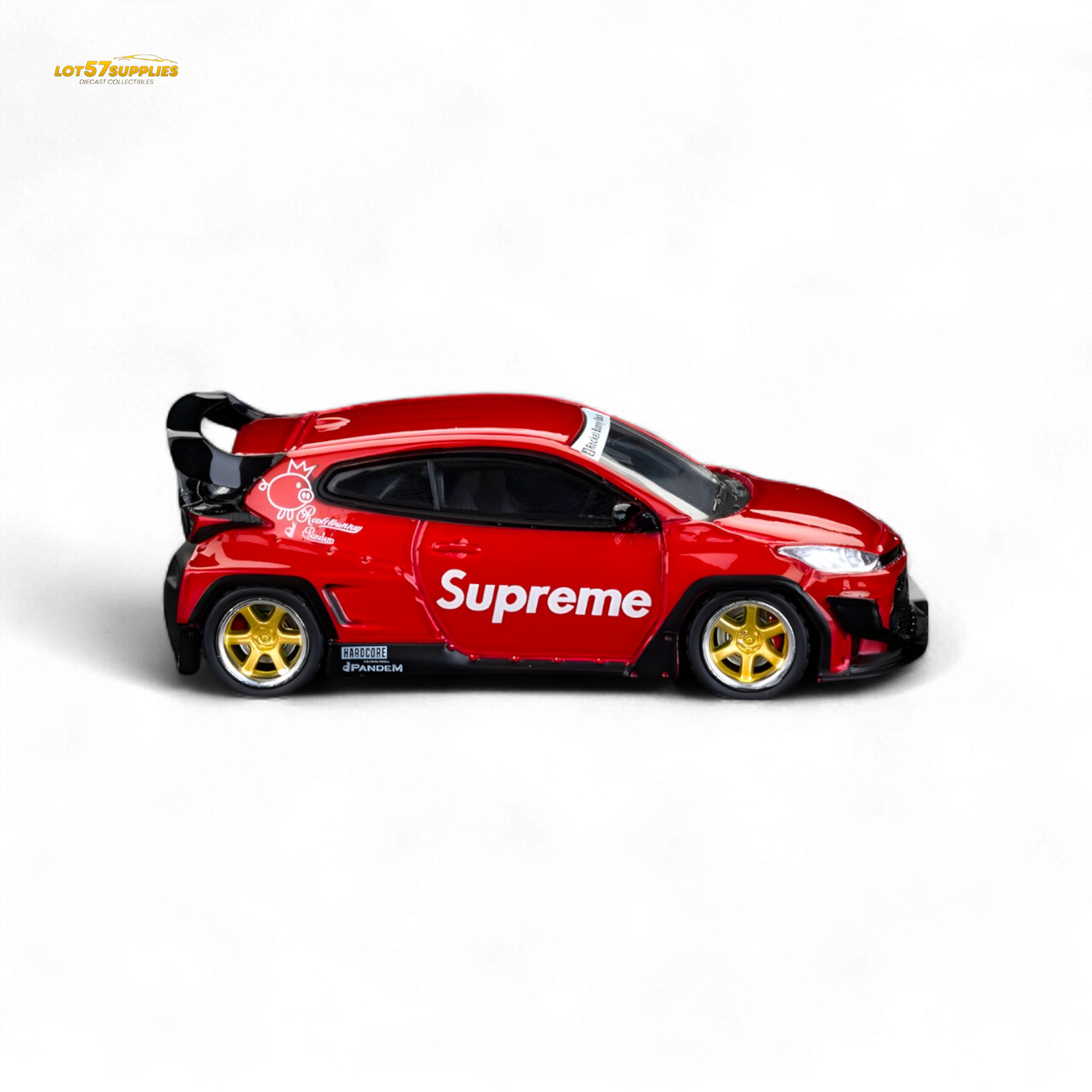 Fuji Toyota Yaris GR Pandem Supreme Livery 1:64 - Evergreen Kings