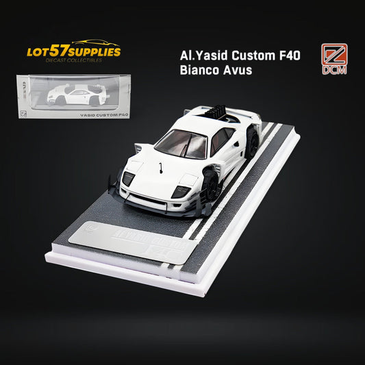 DCM Ferrari F40 AI Yasid White 1:64 - Evergreen Kings
