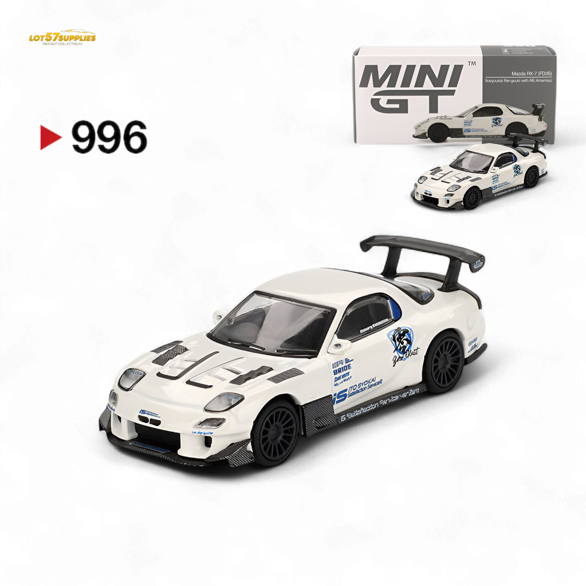 Mini-GT Mazda RX-7 FD3S RE Amemiya 1:64 - Evergreen Kings