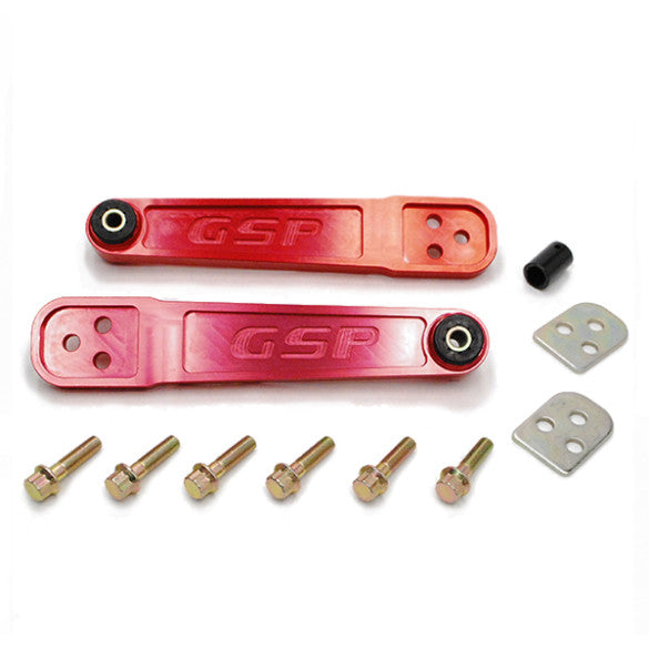 Godspeed Honda Civic (EM/ES) 2001-05/Civic Hatchback (EP3) 2002-05 Gen2 Adjustable Rear Lower Control Arms Red - Evergreen Kings