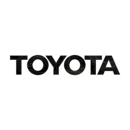 Army green Toyota Topo front grille emblem kit for Land Cruiser 2024+ and FJ Cruiser 2007-2014, shown on rear tailgate.