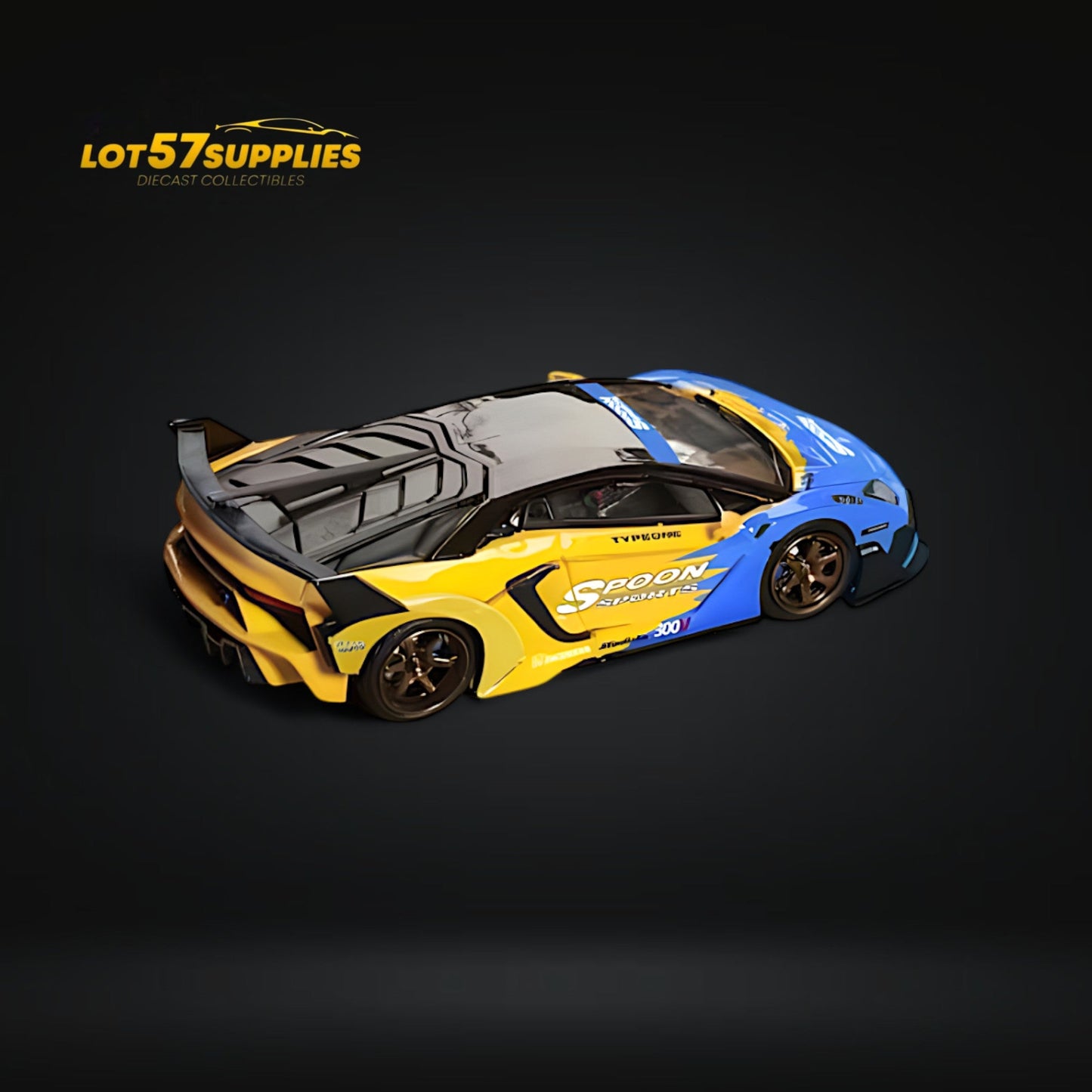 Star Model 1:64 Lamborghini Aventador LBWK LP700-4 GT EVO in Spoon Livery 1:64 - Evergreen Kings