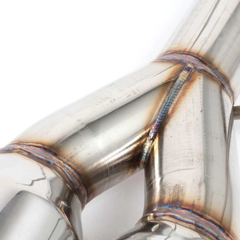 BLOX Racing T304 Muffler Delete / Axle Back - 2022+ WRX 4.0"