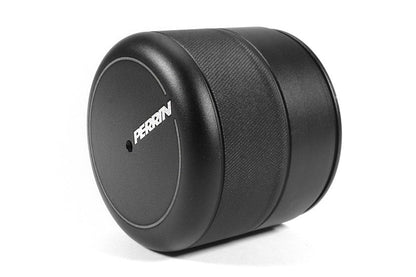 Black PERRIN oil filter cover for Subaru WRX, Toyota GR86, and Subaru BRZ by JDMuscle