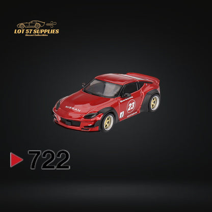 Mini-GT Nissan Z Pandem Passion Red 1:64 - Evergreen Kings