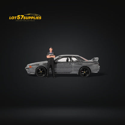 Mini-GT Nissan Skyline R32 Nismo Gunmetal 1:64 - Evergreen Kings