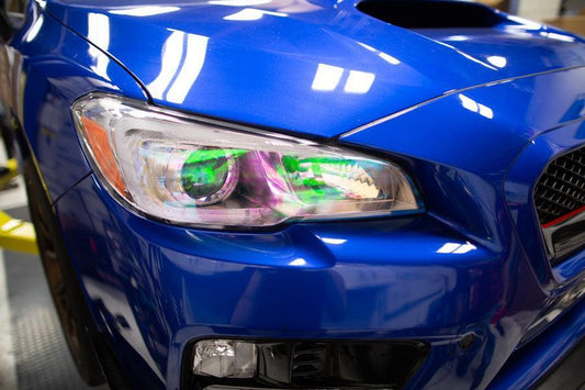 Chameleon Headlight Overlays - 2015-2020 WRX / STI - Evergreen Kings