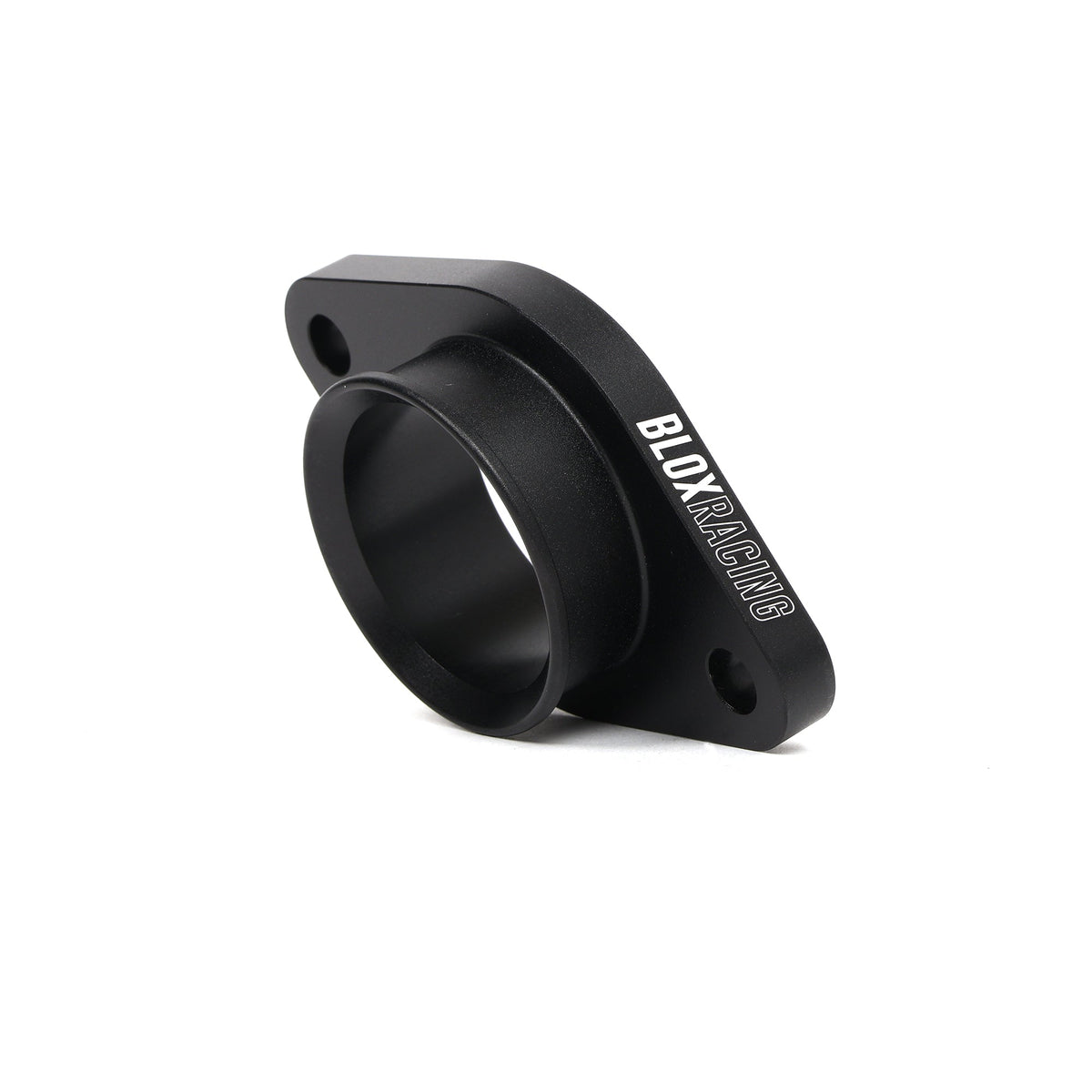 BLOX Racing turbo charge pipe kit with flange, hardware, and hoses for 2015-2021 Subaru WRX FA20DIT engine.
