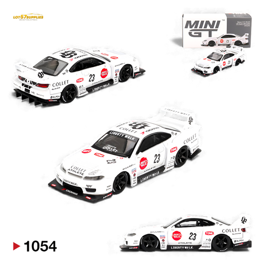 Mini-GT Nissan S15 Silvia LB-Super Silhouette 1:64 - Evergreen Kings