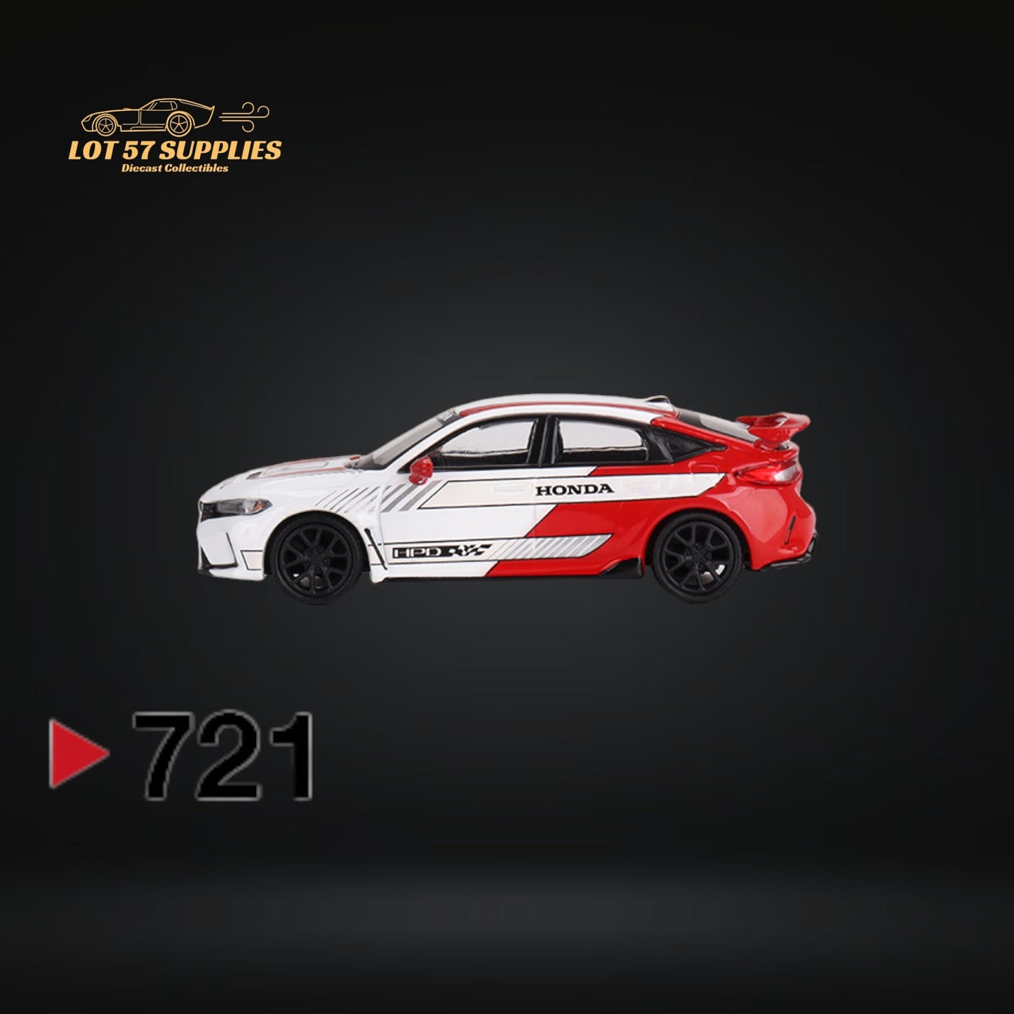 Mini-GT Honda Civic Type R 2023 Pace Car White 1:64 - Evergreen Kings