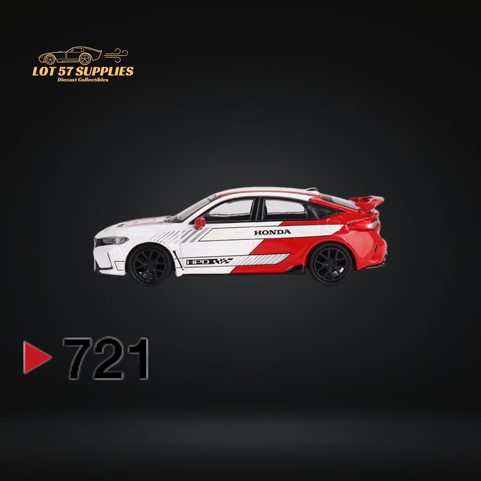 Mini-GT Honda Civic Type R 2023 Pace Car White 1:64 - Evergreen Kings