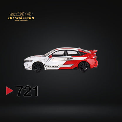 Mini-GT Honda Civic Type R 2023 Pace Car White 1:64 - Evergreen Kings