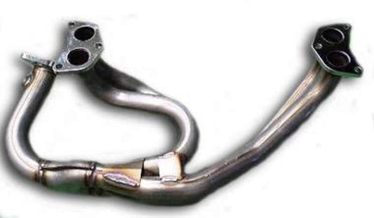 FR SPORT HKS exhaust manifold for Subaru Impreza WRX STI 2004-2007, shows the metal construction and mounting details.
