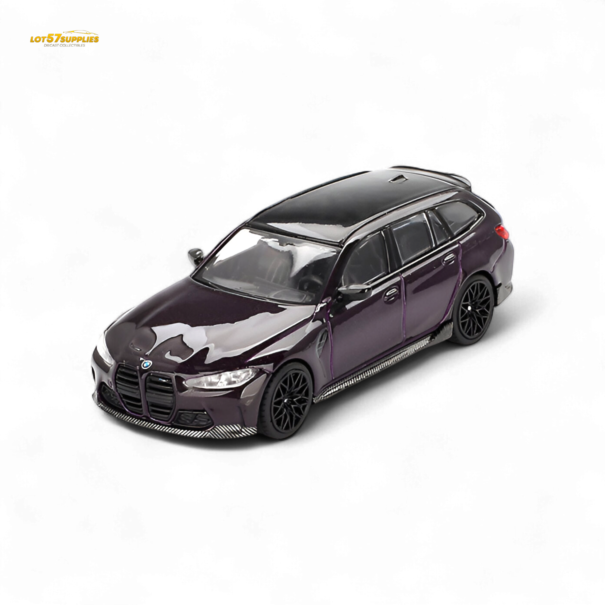 Mini-GT BMW M3 M Performance Touring Daytona Violet 1:64 - Evergreen Kings