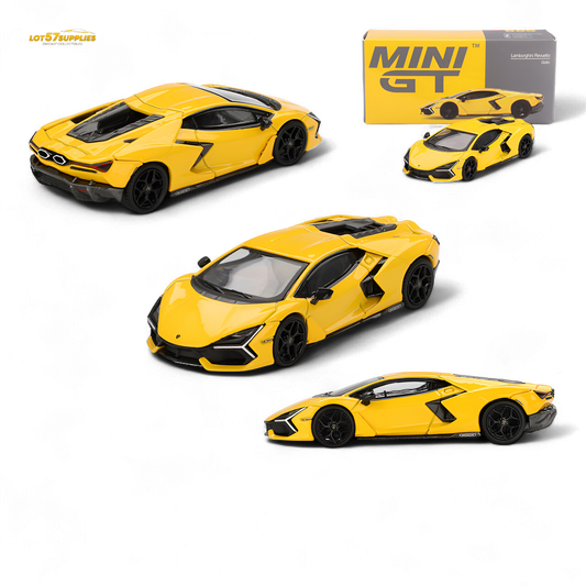 Mini-GT Lamborghini Revuelto Giallo 1:64 - Evergreen Kings
