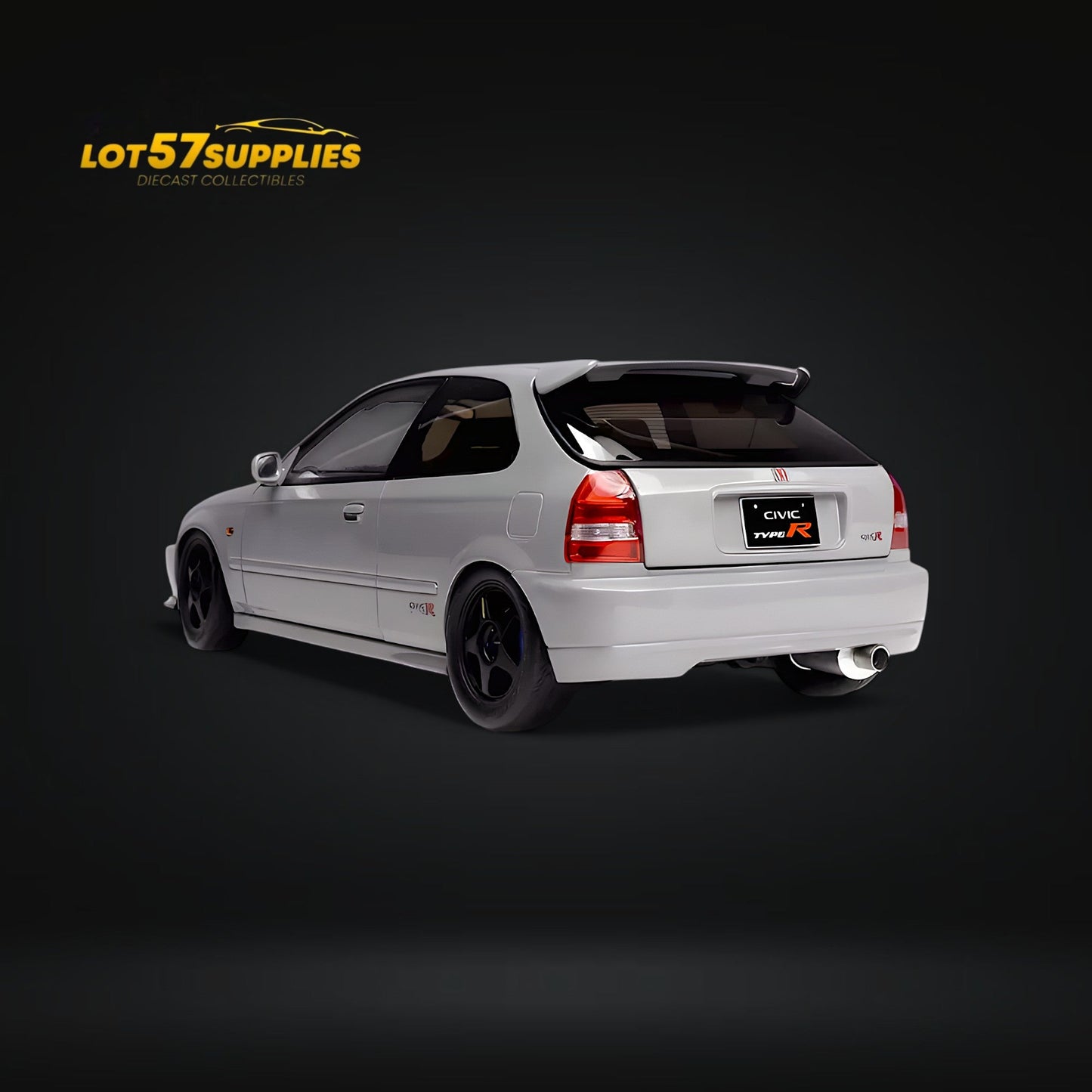 MOTORHELIX Honda Civic Type-R EK9 Nardo Grey 1:18 - Evergreen Kings