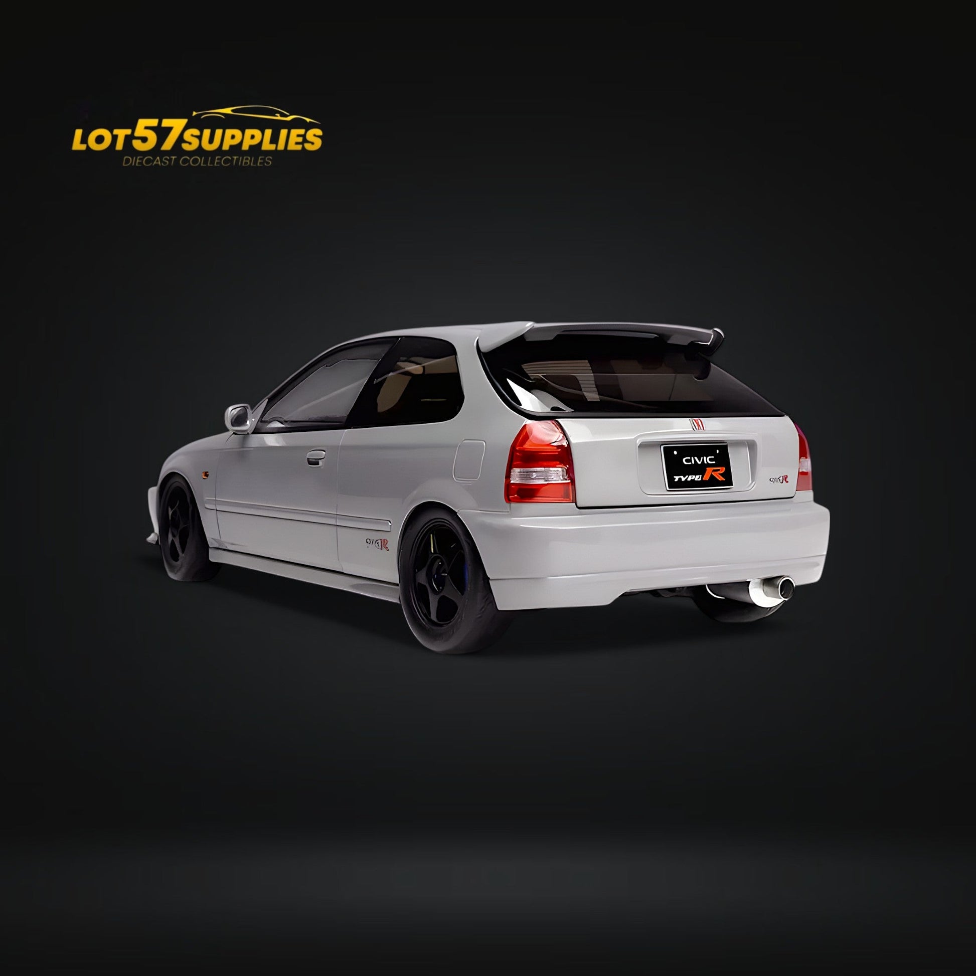 MOTORHELIX Honda Civic Type-R EK9 Nardo Grey 1:18 - Evergreen Kings