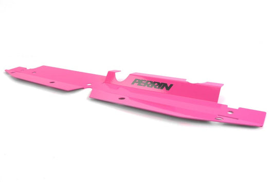 JDMuscle Perrin Hyper Pink radiator shroud for 2008-2014 Subaru STI and WRX, vibrant pink color, fits radiator and cooling system