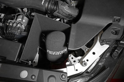 Black Perrin cold air intake for 2022-2025 Subaru WRX, JDMuscle high-performance car intake system with sleek design