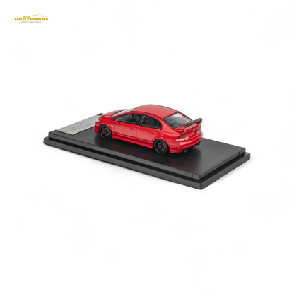 Red Honda Microturbo FD2 MUGEN RR 1:64 diecast model showing detailed exterior and racing design.