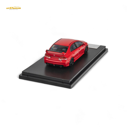 Red Honda Microturbo FD2 MUGEN RR diecast model in 1:64 scale, detailed miniature from Lot57Supplies Diecast Shop.