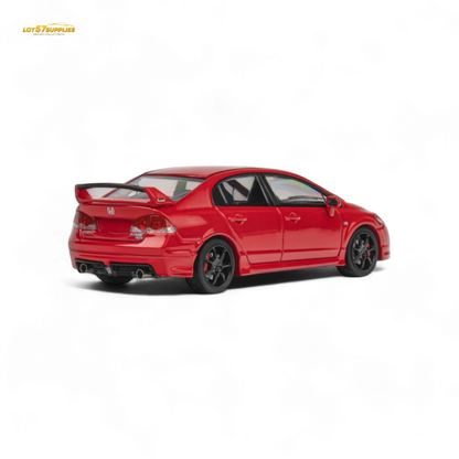 Red Honda Microturbo FD2 MUGEN RR diecast model car, 1:64 scale, detailed replica from Lot57Supplies Diecast Shop