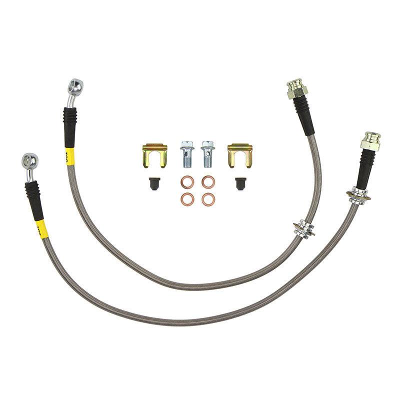 FactionFab Rear Stainless Steel Brake Lines - Subaru WRX 2002-2007
