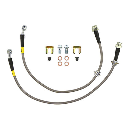 FactionFab Rear Stainless Steel Brake Lines - Subaru WRX 2002-2007
