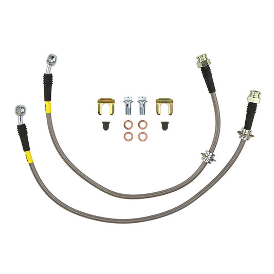 FactionFab Rear Stainless Steel Brake Lines - Subaru WRX 2002-2007