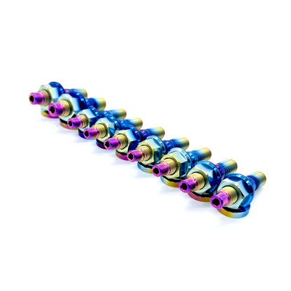 JDC Titanium Exhaust Manifold Stud Kit | Honda/Acura B,D,H,F,J Series Motors