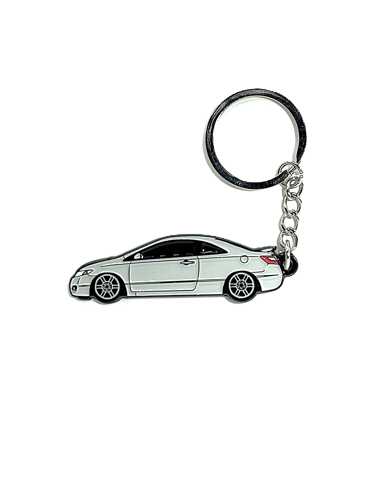 8th Gen Coupe keychain by Drift Pins featuring a detailed metal replica of the car model.