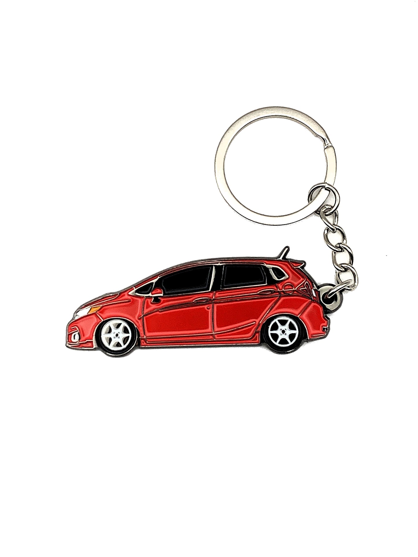 Drift Pins GK Fit keychain with branded metal logo and sleek design, perfect accessory for keys and bags.