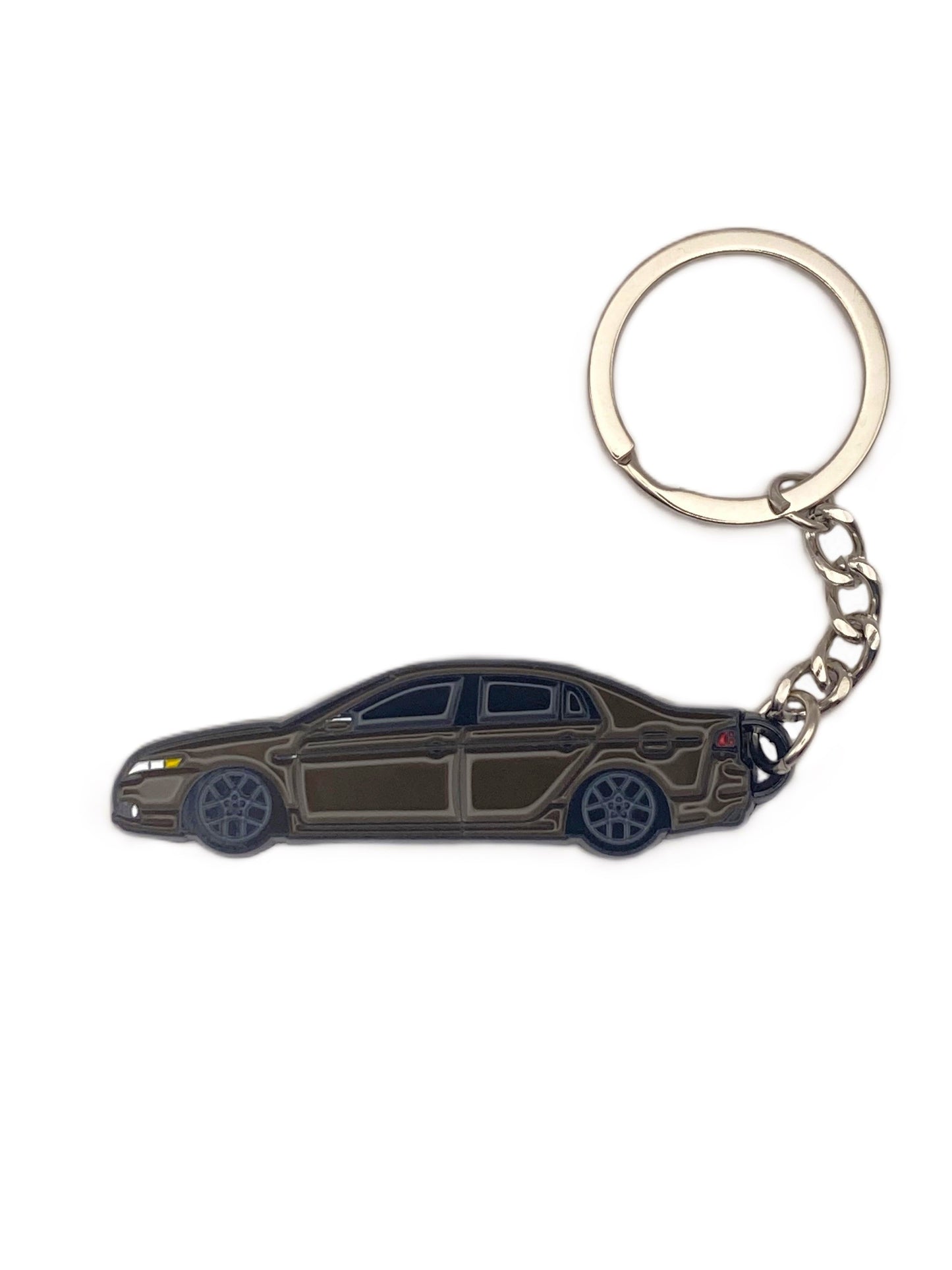 Drift Pins TL Type S keychains featuring metal keyring and branded logo, detailed close-up of keychain design.