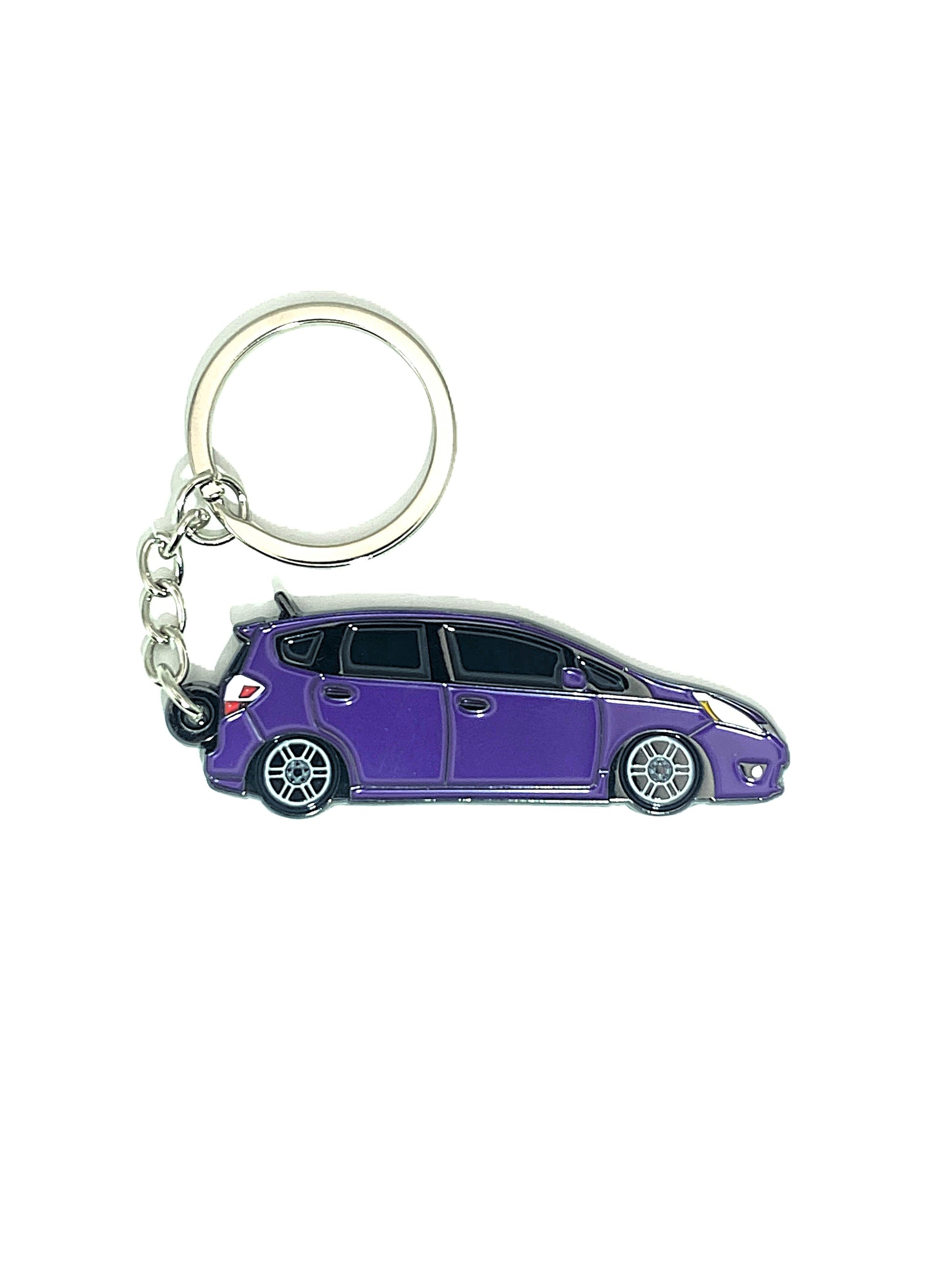 Drift Pins GE Fit keychain featuring a durable metal keychain with GE Fit branding and a sleek design.
