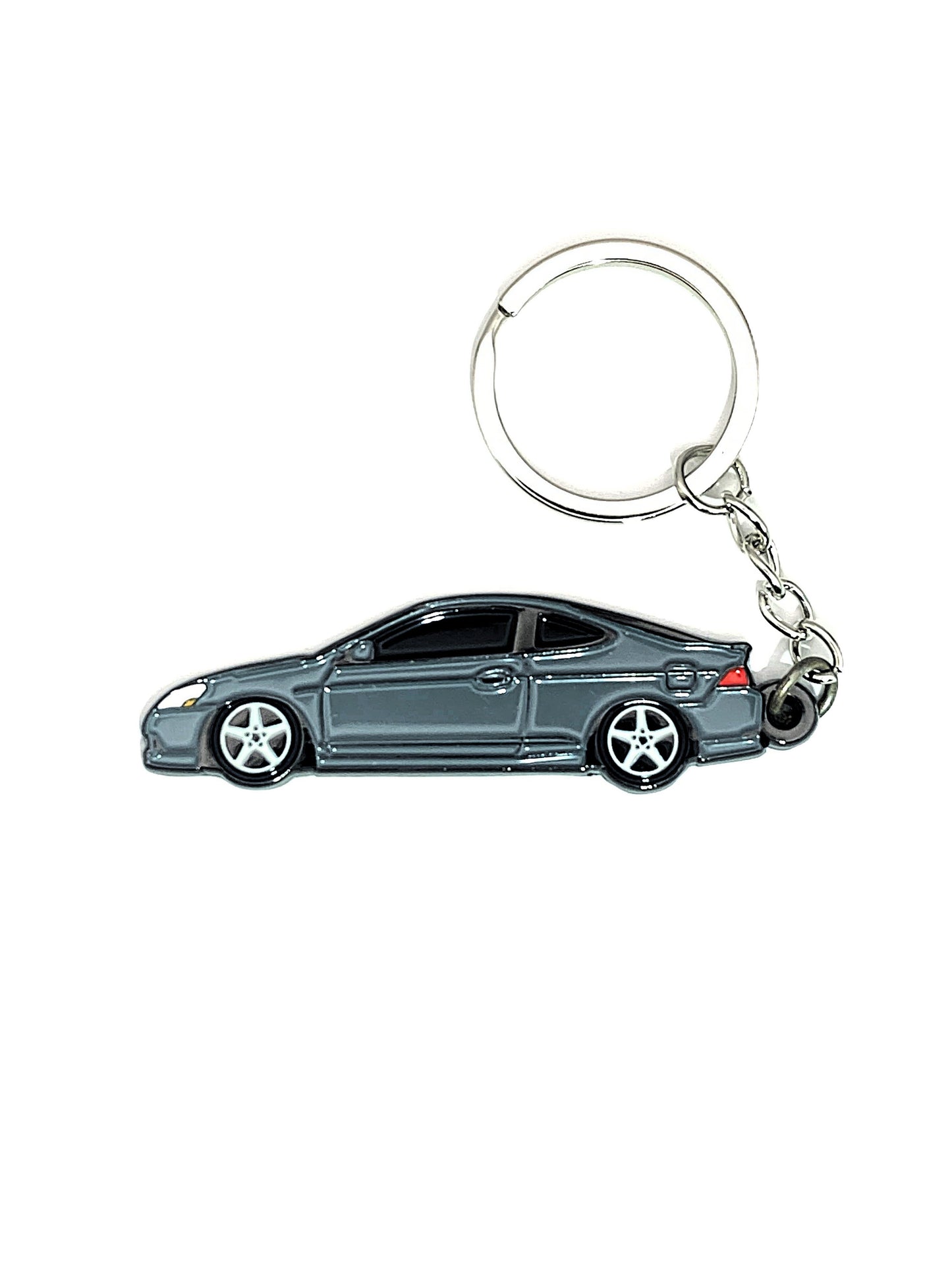 RSX Type S keychains by Drift Pins featuring detailed automotive design, perfect for car enthusiasts and collectors.