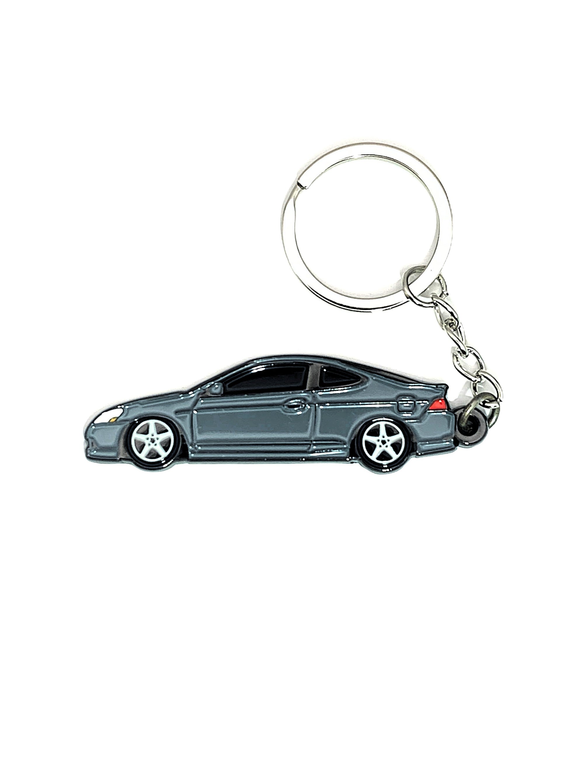 RSX Type S keychains by Drift Pins featuring detailed automotive design, perfect for car enthusiasts and collectors.