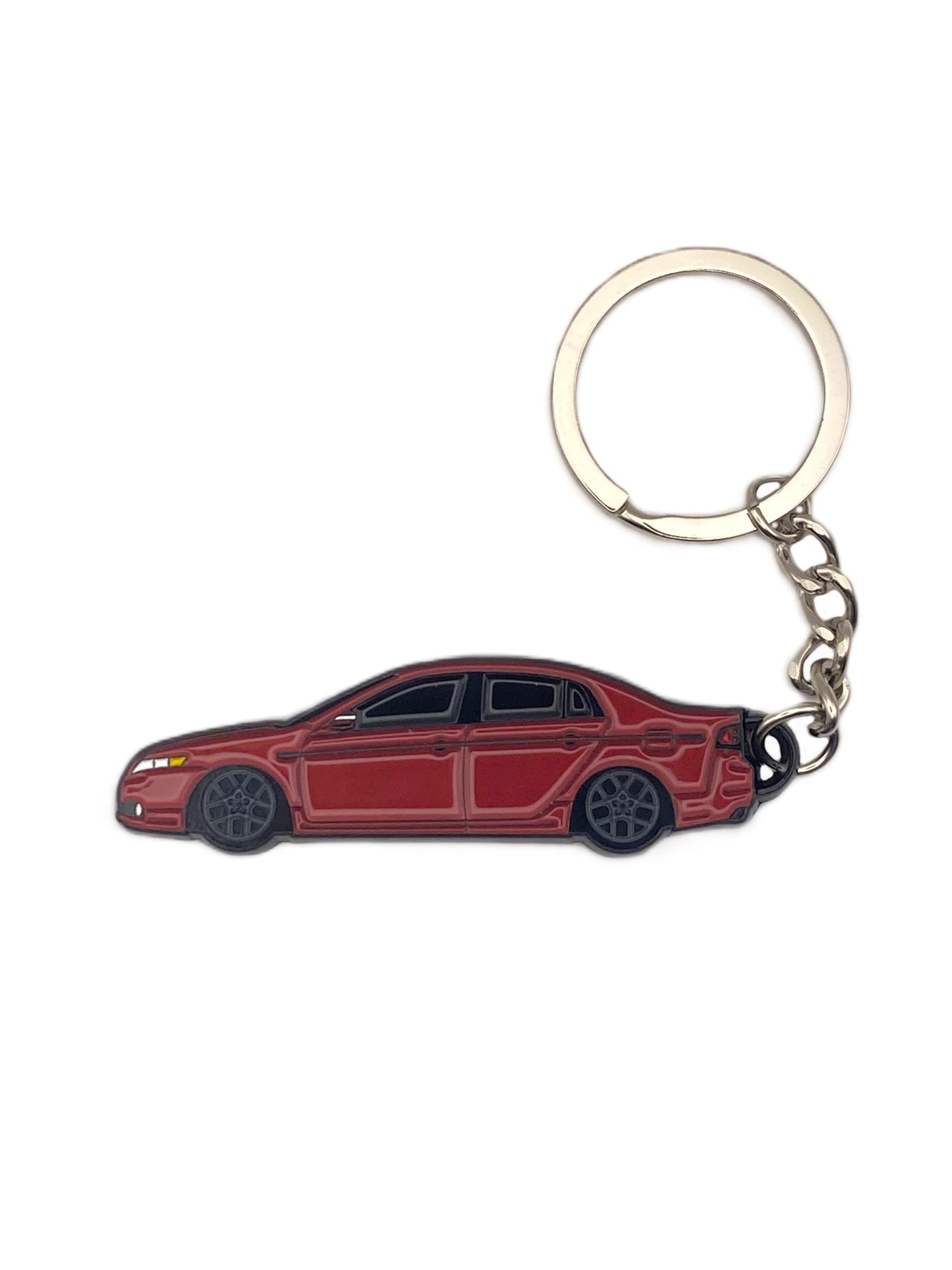 Drift Pins TL type S keychains featuring metal keyring and engraved logo, designed for everyday use and style.