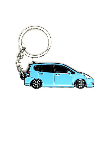 Drift Pins GD Fit Keychains featuring branded metal keychain with logo design on a keyring.