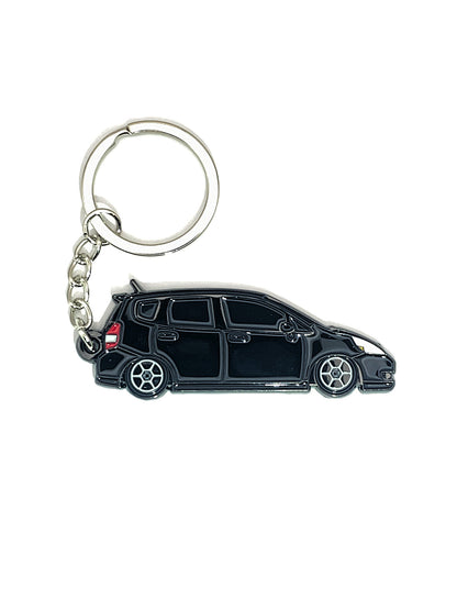 Drift Pins GD Fit keychains featuring colorful plastic and metal keyring with branded logo and decorative design.