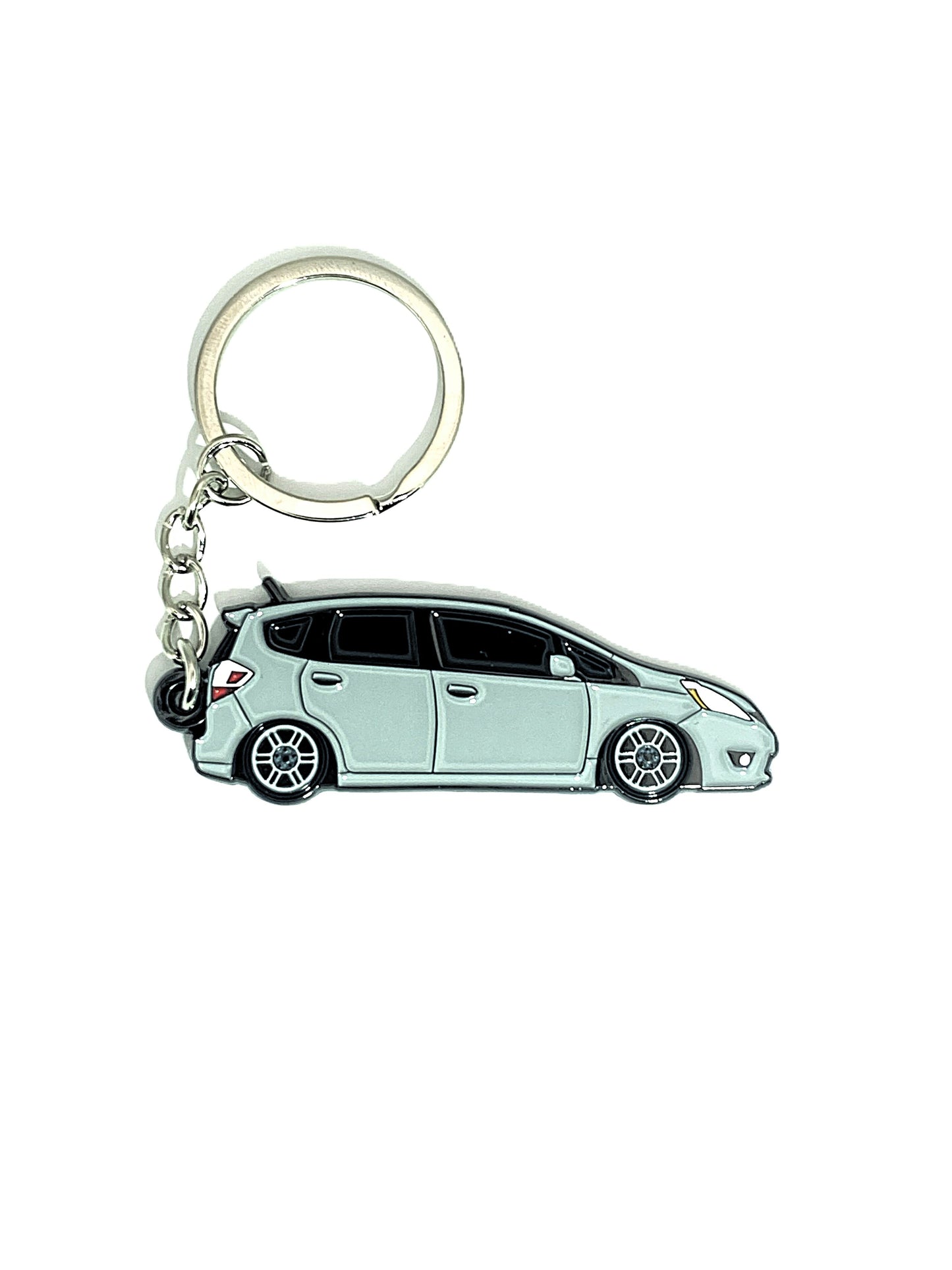 Drift Pins GE Fit keychains featuring branded metal keychains with GE Fit logo and durable metal construction.