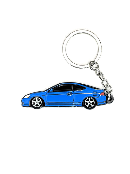 Drift Pins RSX Type S keychain featuring a detailed RSX Type S logo on a sleek metal keychain.