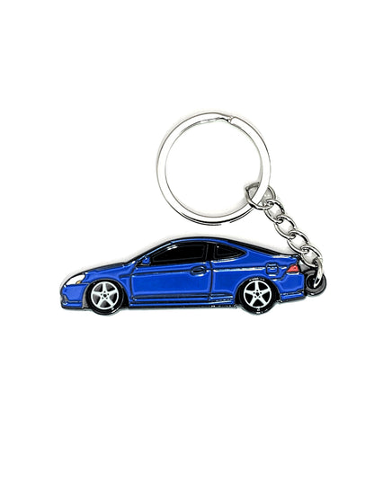 Drift Pins RSX Type S keychain featuring a detailed RSX Type S logo on a durable metal keychain.