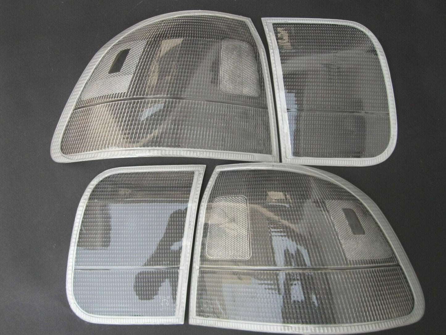 Clear tail light lenses for 1996-1998 Honda Civic Sedan by NTXGlow, showing the transparent lens design for the vehicle's rear lights.