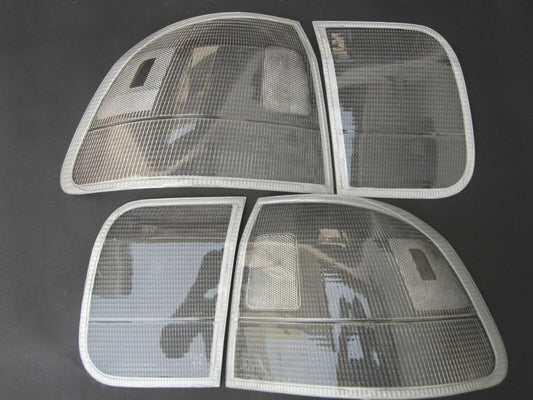 Clear tail light lenses for 1996-1998 Honda Civic Sedan by NTXGlow, showing the transparent lens design for the vehicle's rear lights.