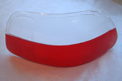 Redclear tail light lenses for 1993-1997 Honda Del Sol by NTXGlow, showing the red and clear sections of the lens assembly.